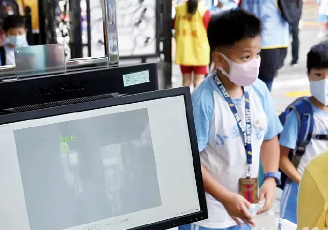 3D Facial Recognition and Thermal Imaging Body Temperature Detection