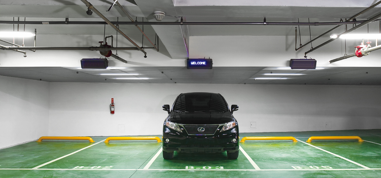 Parking Spaces<br>Inductive Lamps
