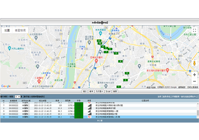 Video Playback to Track Vehicles<br>With Record Search Function